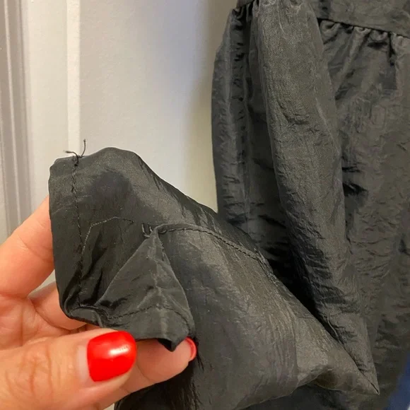 H&M Black Tiered Puff-Sleeve Dress for Girls - Picture 8 of 8